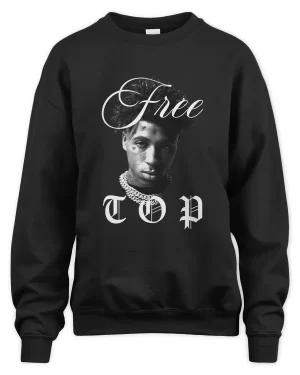 Free Top Sweatshirt Black