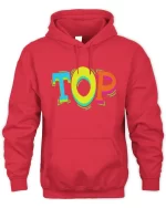 TOP pop hoodie red