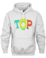 TOP pop hoodie white