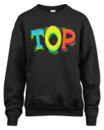 TOP pop sweatshirt black