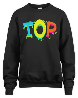 TOP pop sweatshirt black