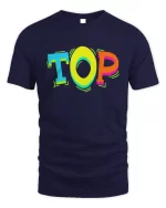 TOP pop tshirt navy