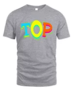 TOP pop tshirt sport grey