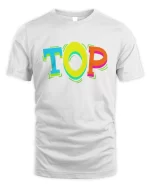 TOP pop tshirt white