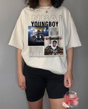 ai youngboy 2 poster graphic tee 1 11zon