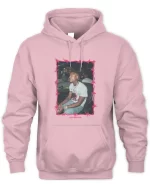 young boy studio hoodie light pink