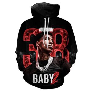 38 youngboy baby 3 d hoodie