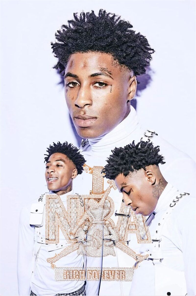 nba youngboy rich forever poster