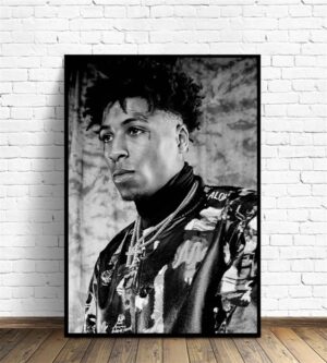 young boy never broke again canvas poster